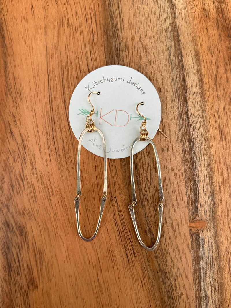 KD 171 Hinged Hoop Earrings