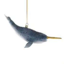 North Pole Narwhal Ornament