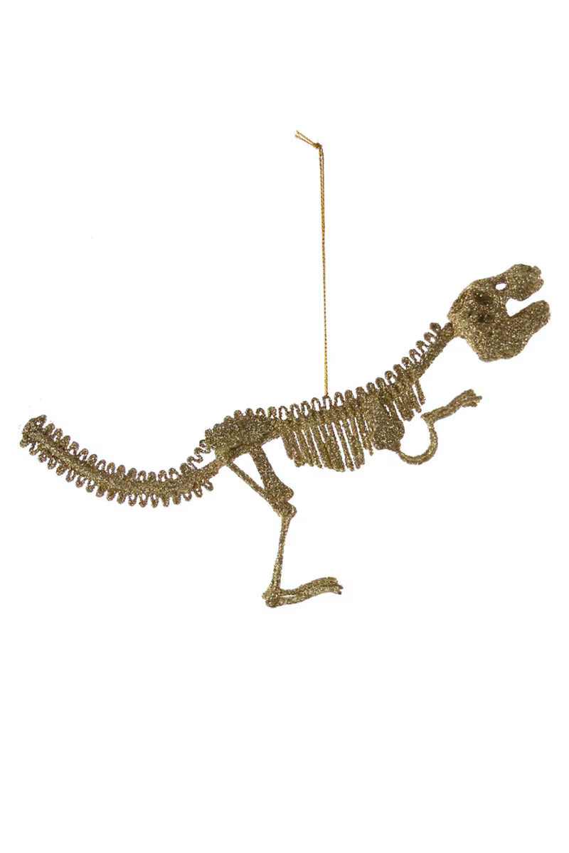 Dinosaur Skeleton | Gold Ornament