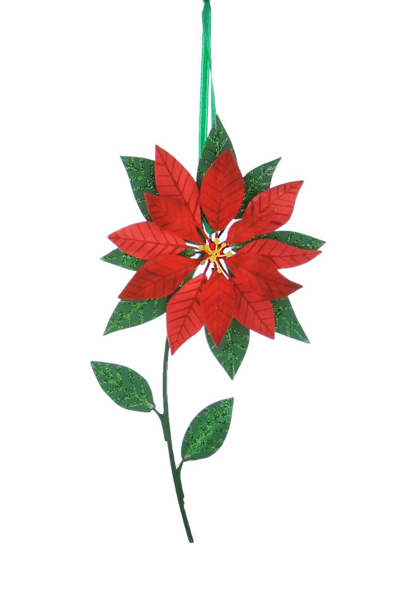 Heirloom Poinsettia Ornament