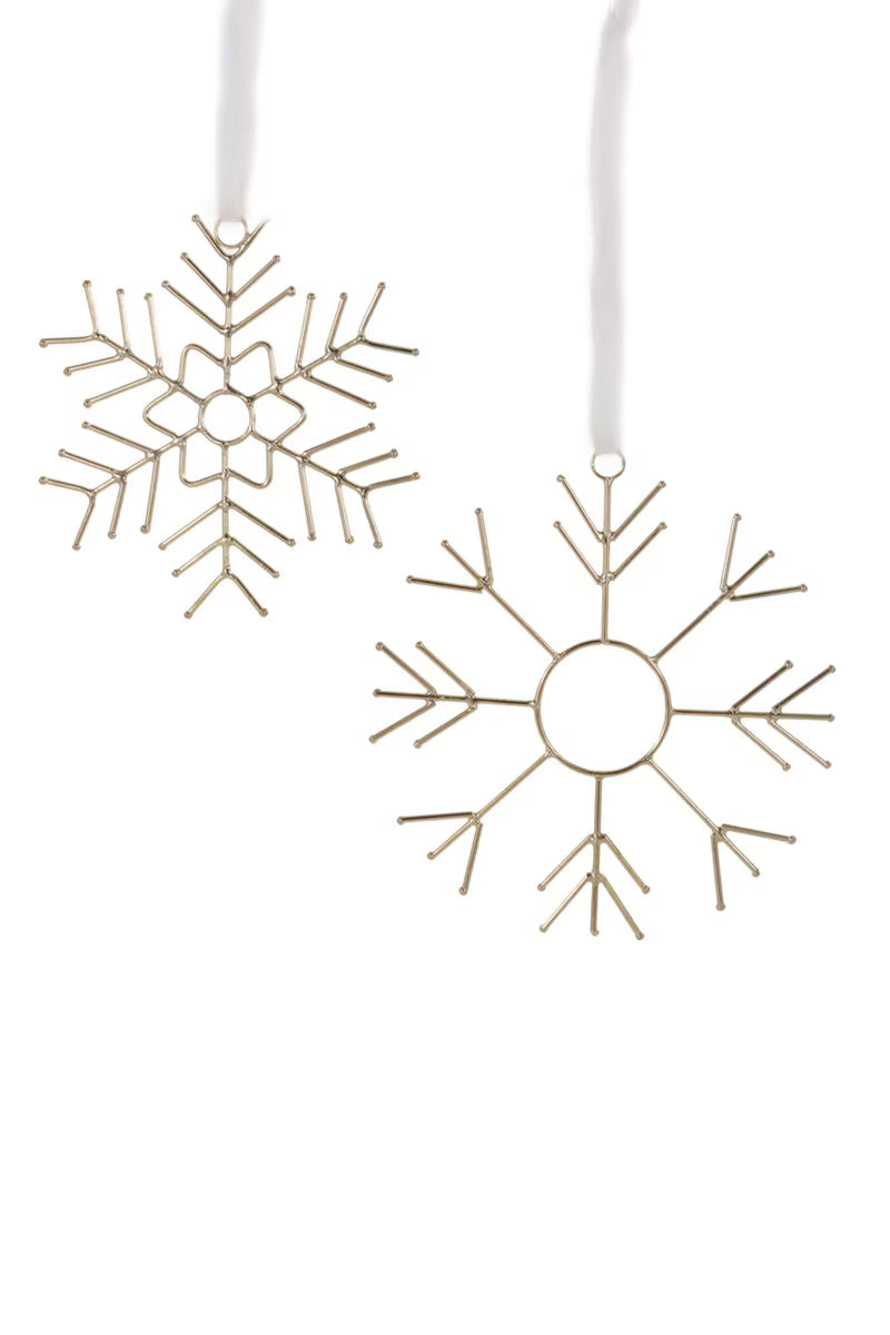Glinting Snowflake Ornament
