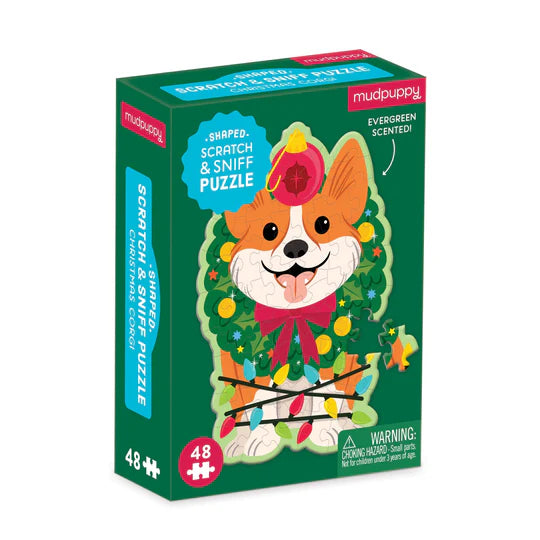 Christmas Corgi 48 Piece Mini Puzzle