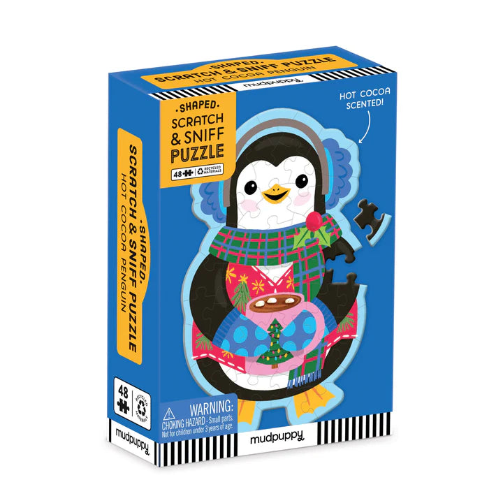 Hot Cocoa Penguin 48 Piece Mini Puzzle