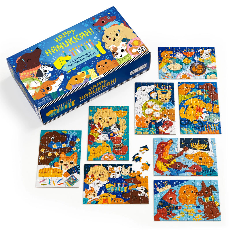 Happy Hanukkah! Countdown Puzzle Set