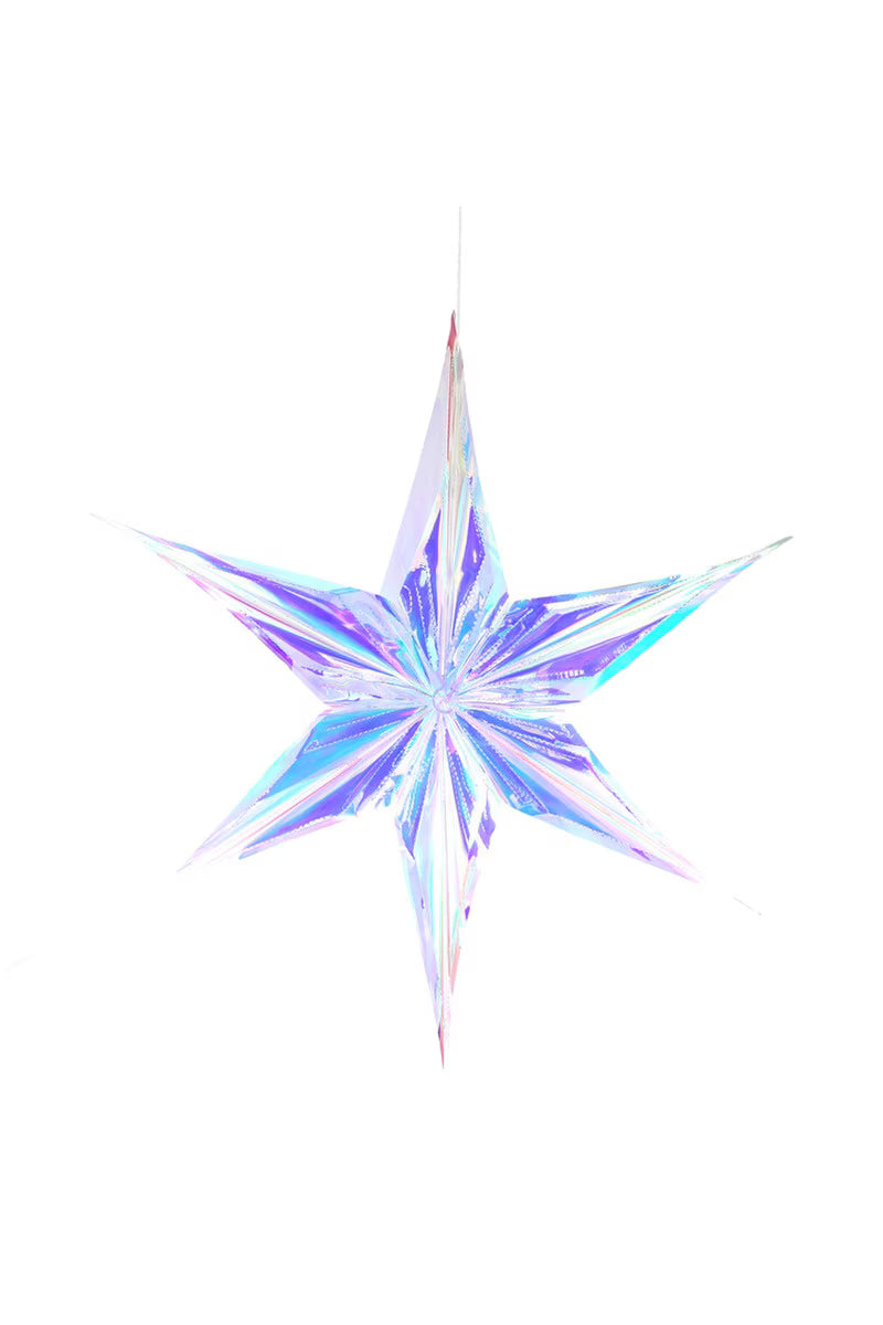 Iridescent 5 Point Star