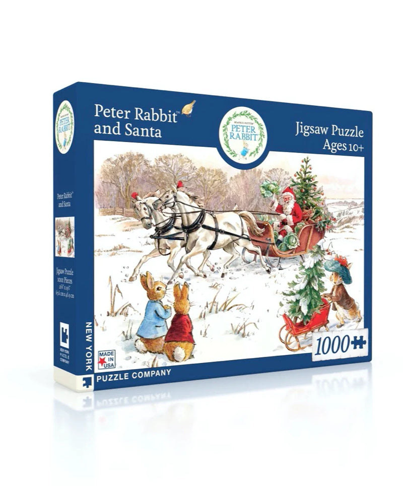Peter Rabbit & Santa: 1000 Piece Puzzle