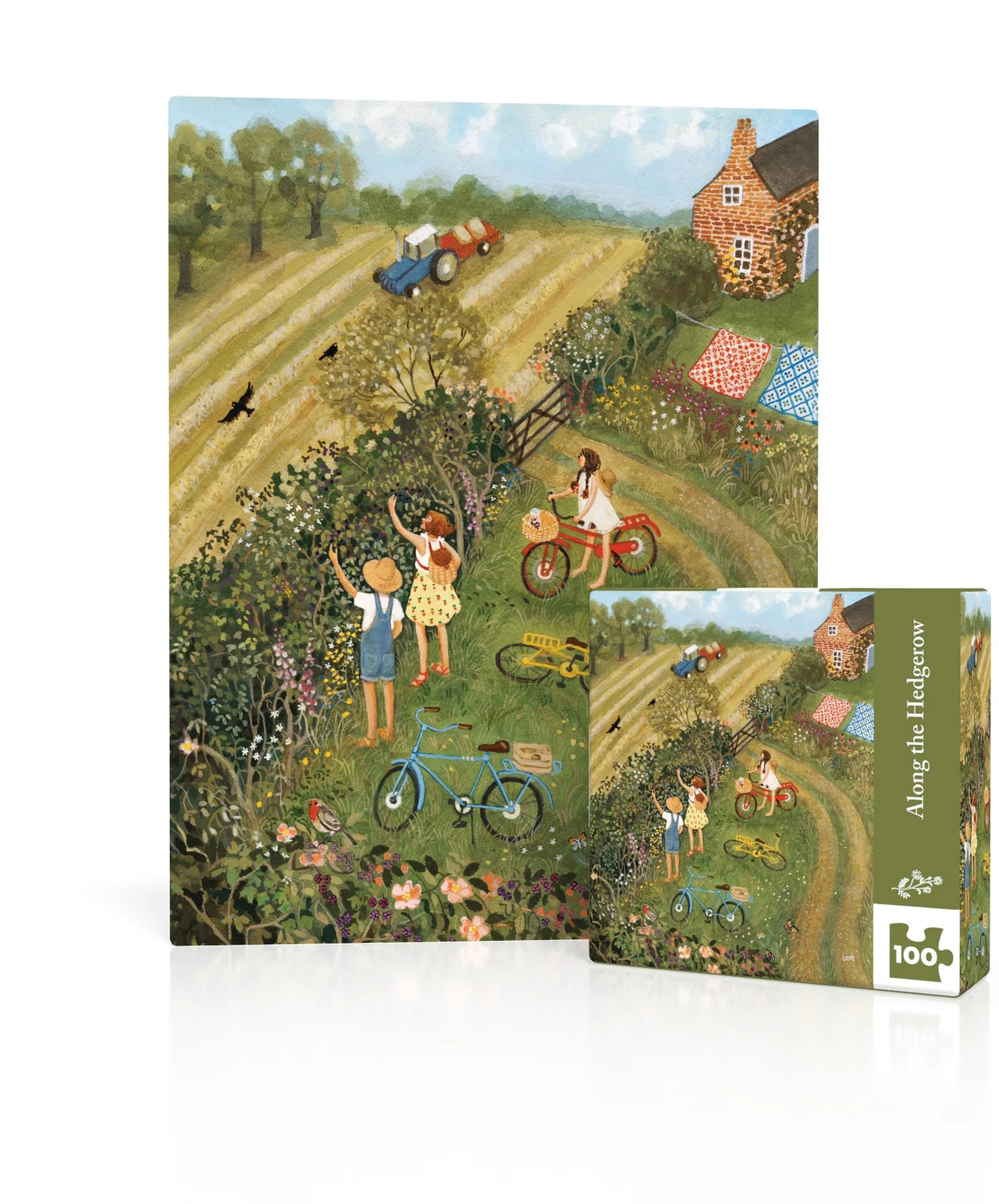 Along the Hedgerow 100 Piece Puzzle