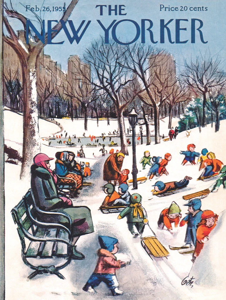 Sledding in the Park 500 Piece Puzzle