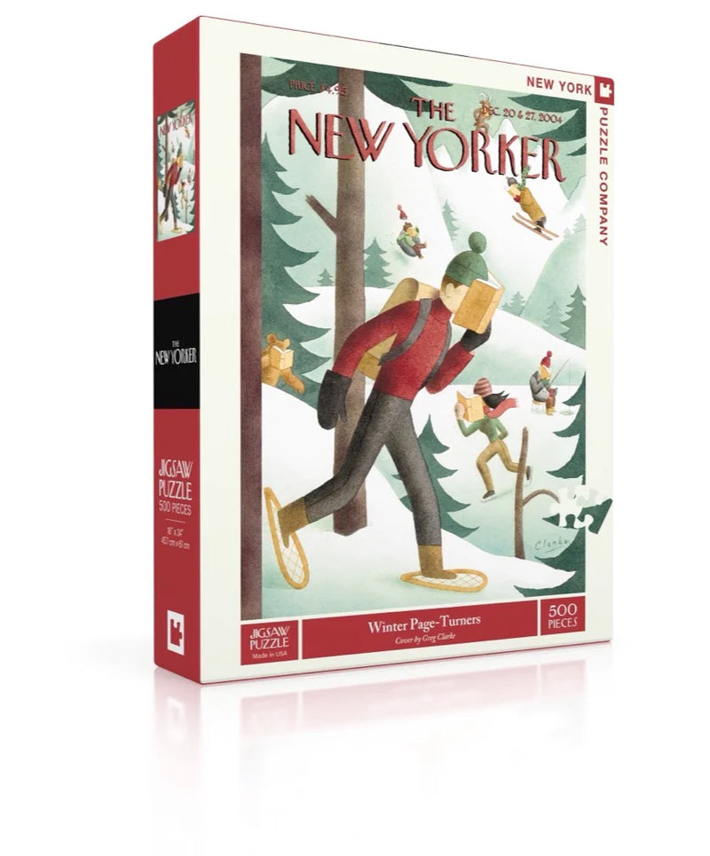 Winter Page Turners 500 Piece Puzzle