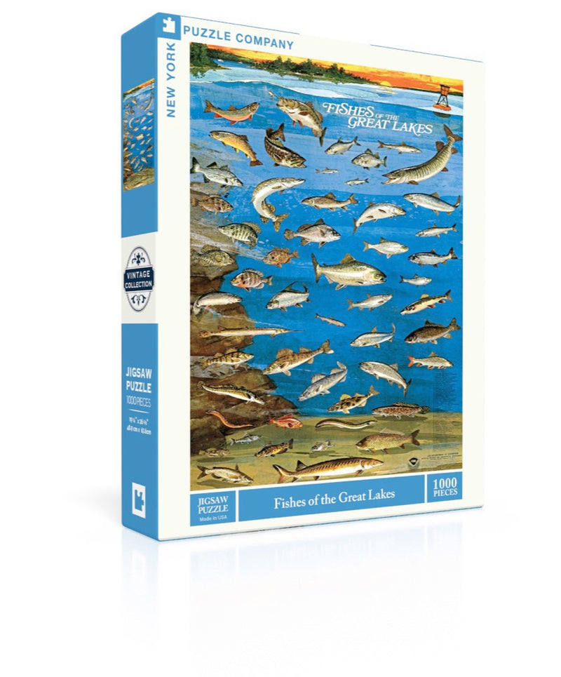 Fishes of the Great Lakes: 1000 Piece Puzzle