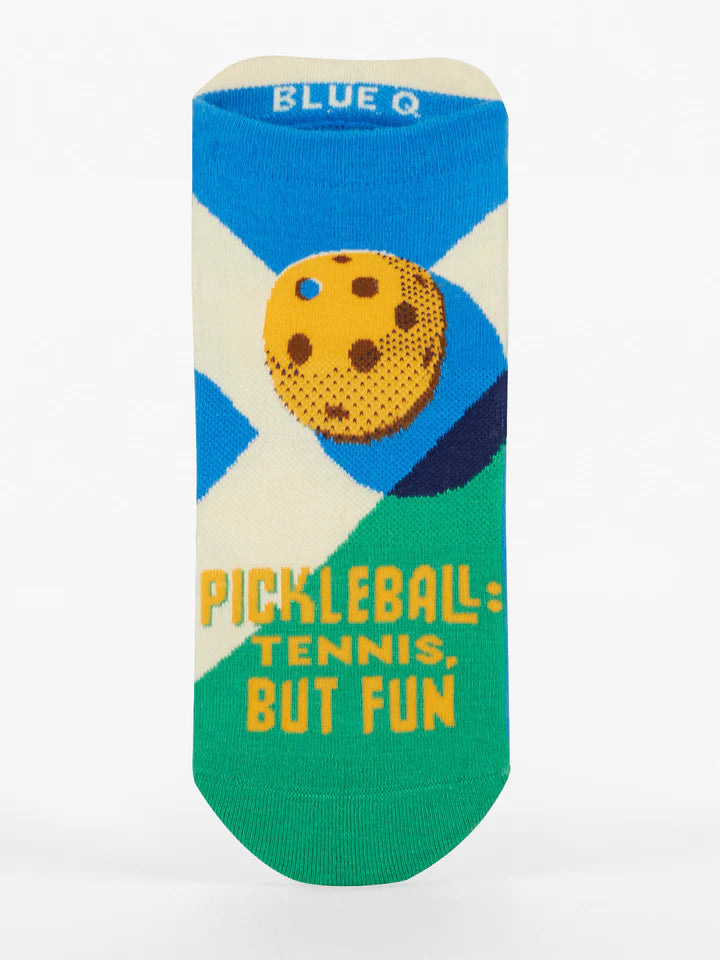 Blue Q Pickleball Sneaker Socks