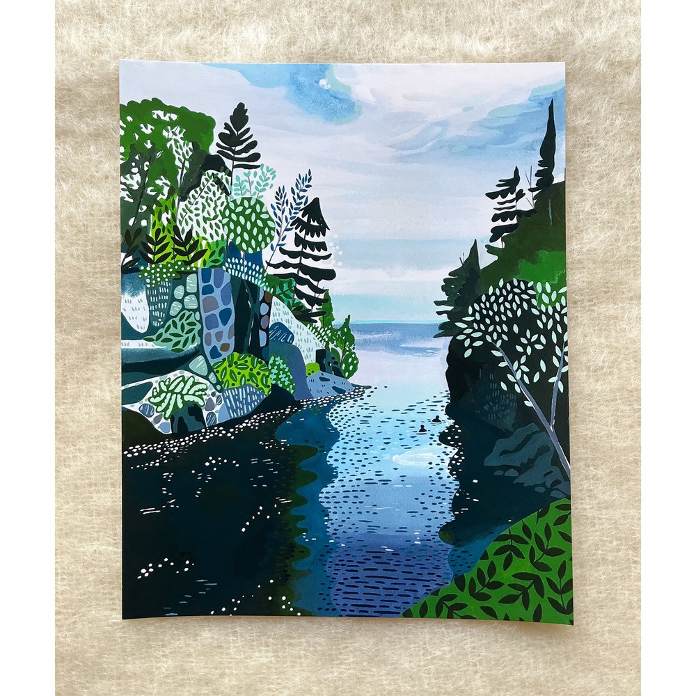 Temperance River Art Print