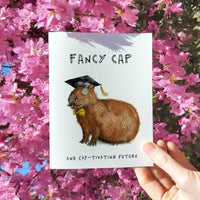 Fancy Capybara Grad - Funny Graduation Card