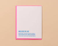 We Love You Mom Letterpress Mother's Day Card