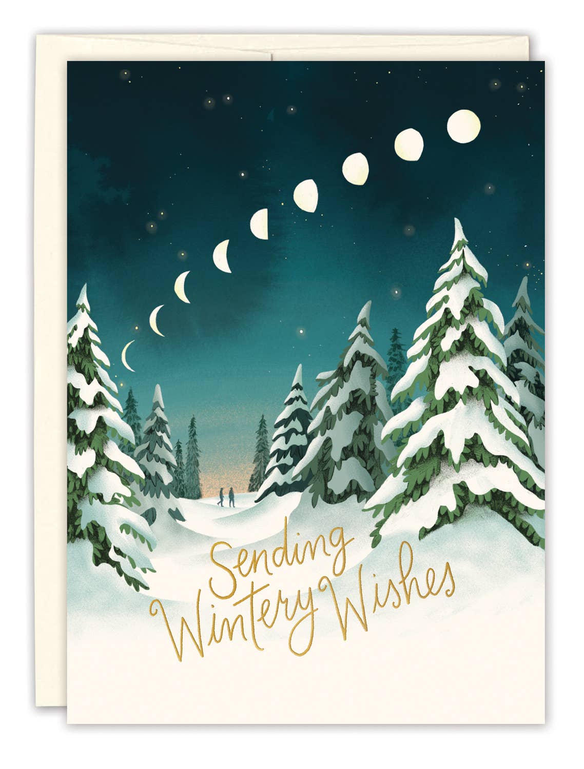 Wintery Wishes Boxed Holiday Cards - Set of 10