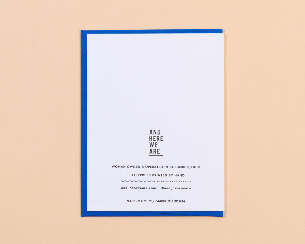 Years Are Short Letterpress Greeting Card - Mother's Day
