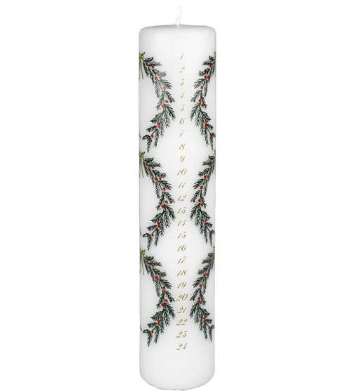 Tall Christmas Wreaths Advent Candle