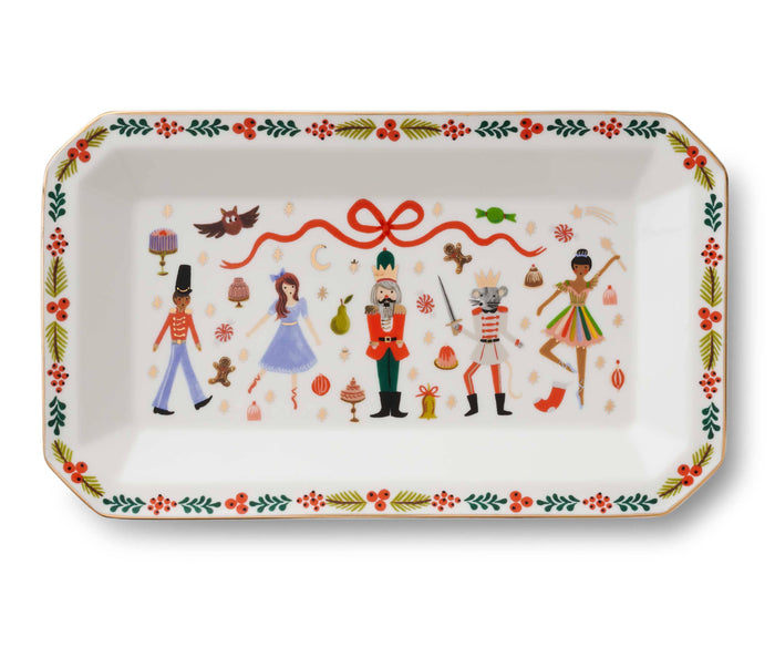 Nutcracker Large Porcelain Catchall Tray