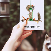Bird Feeder Birthday - Funny Birthday Card