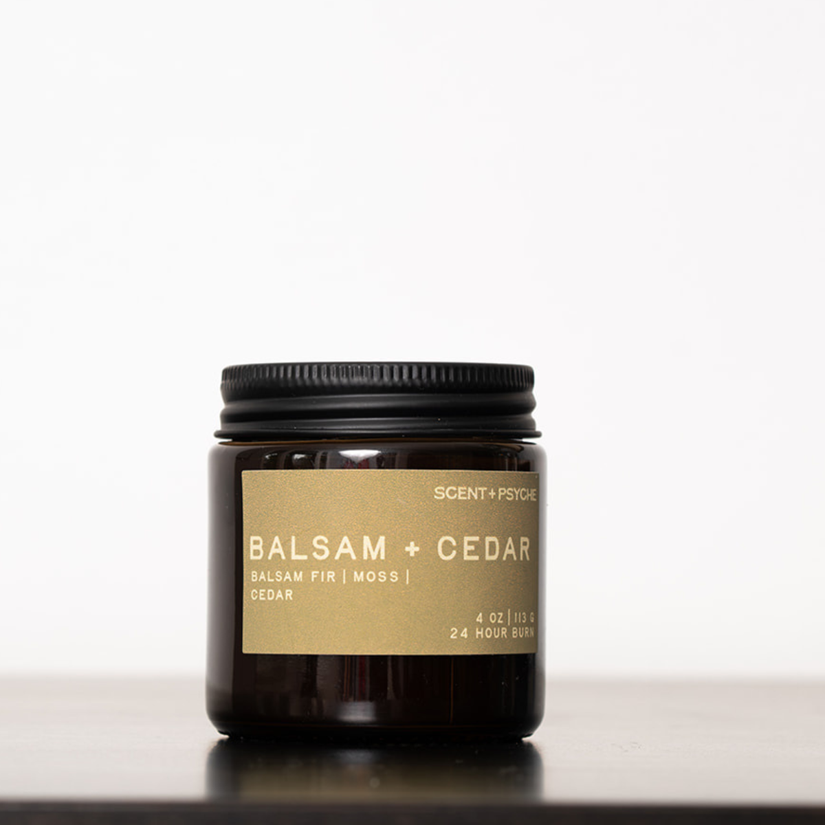 Balsam Fir & Cedar Wood Wick Coconut-Soy Candle 4oz
