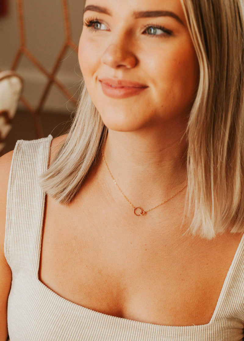 Tiny Links Necklace | 14kt Gold Fill