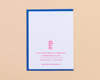 Tomorrow Anniversary Letterpress Greeting Card Spring Easter