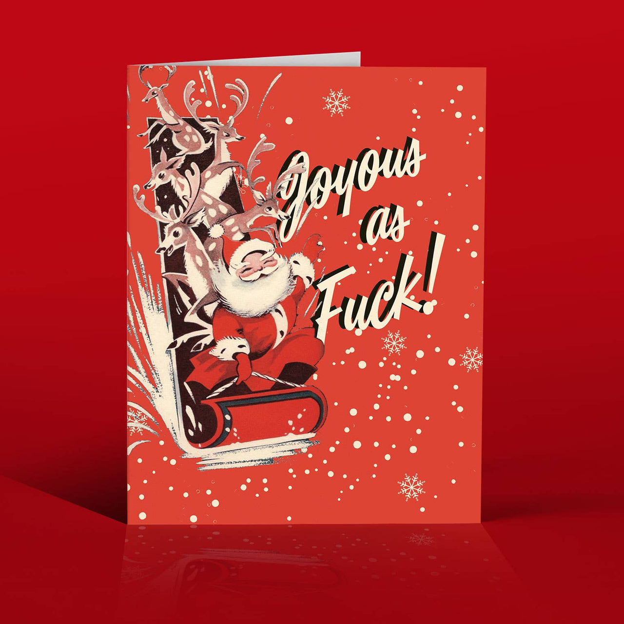 JOYOUS SLEIGH  christmas card