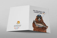 Bear Fathers Day Cod - Funny Fathers Day Card