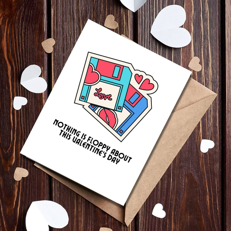 Nothing Is Floppy About This Valentine's Day Card