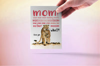 Lion Mom And Baby Cub - Funny Mother's Day Card