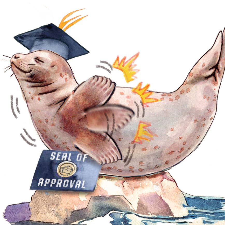 Seal Of Approval Congratulations - Funny Graduation Card