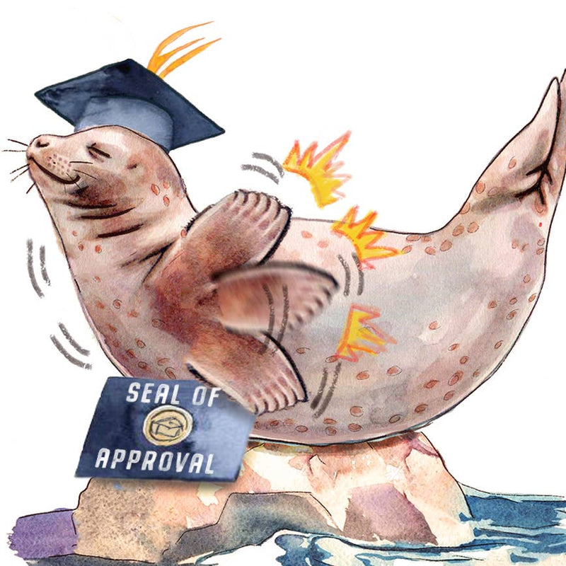 Seal Of Approval Congratulations - Funny Graduation Card