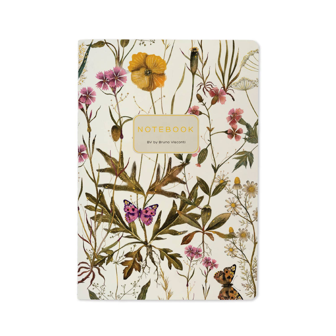 A5 Notebook - Violets and Greens 