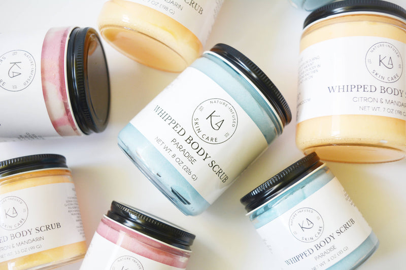 Whipped Body Scrubs - Summer Scents, Foaming Scrub