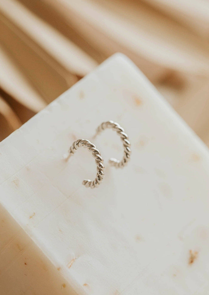 Ophelia Hoops | 14kt Gold Fill + Sterling Silver