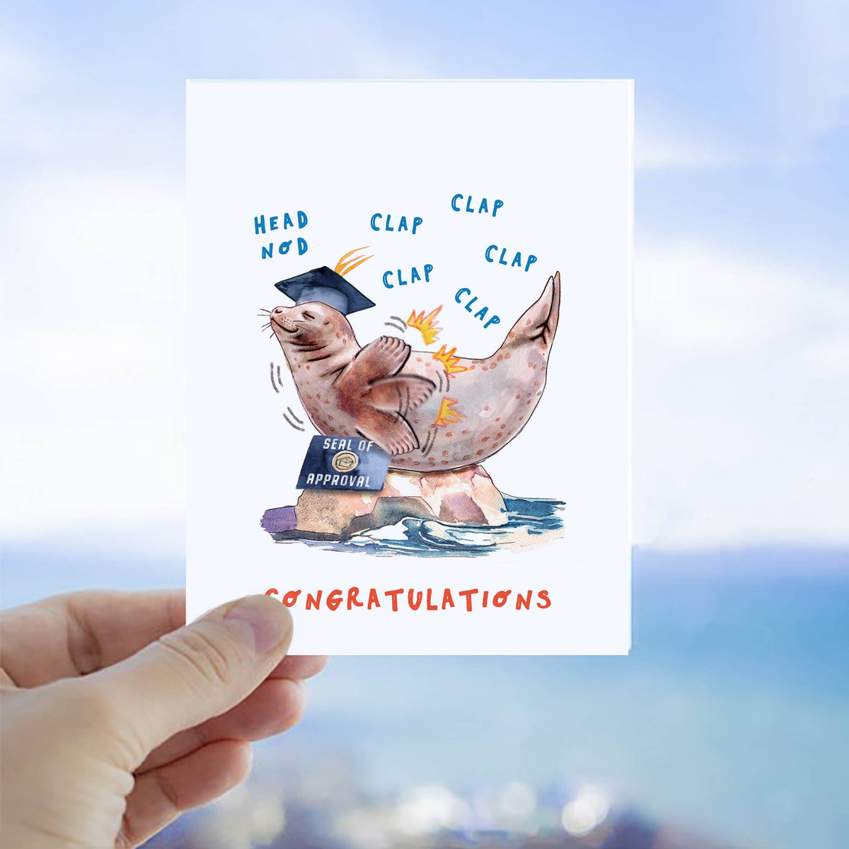 Seal Of Approval Congratulations - Funny Graduation Card