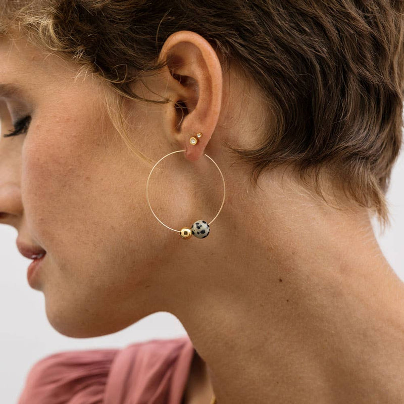 Orbit Hoop Earrings