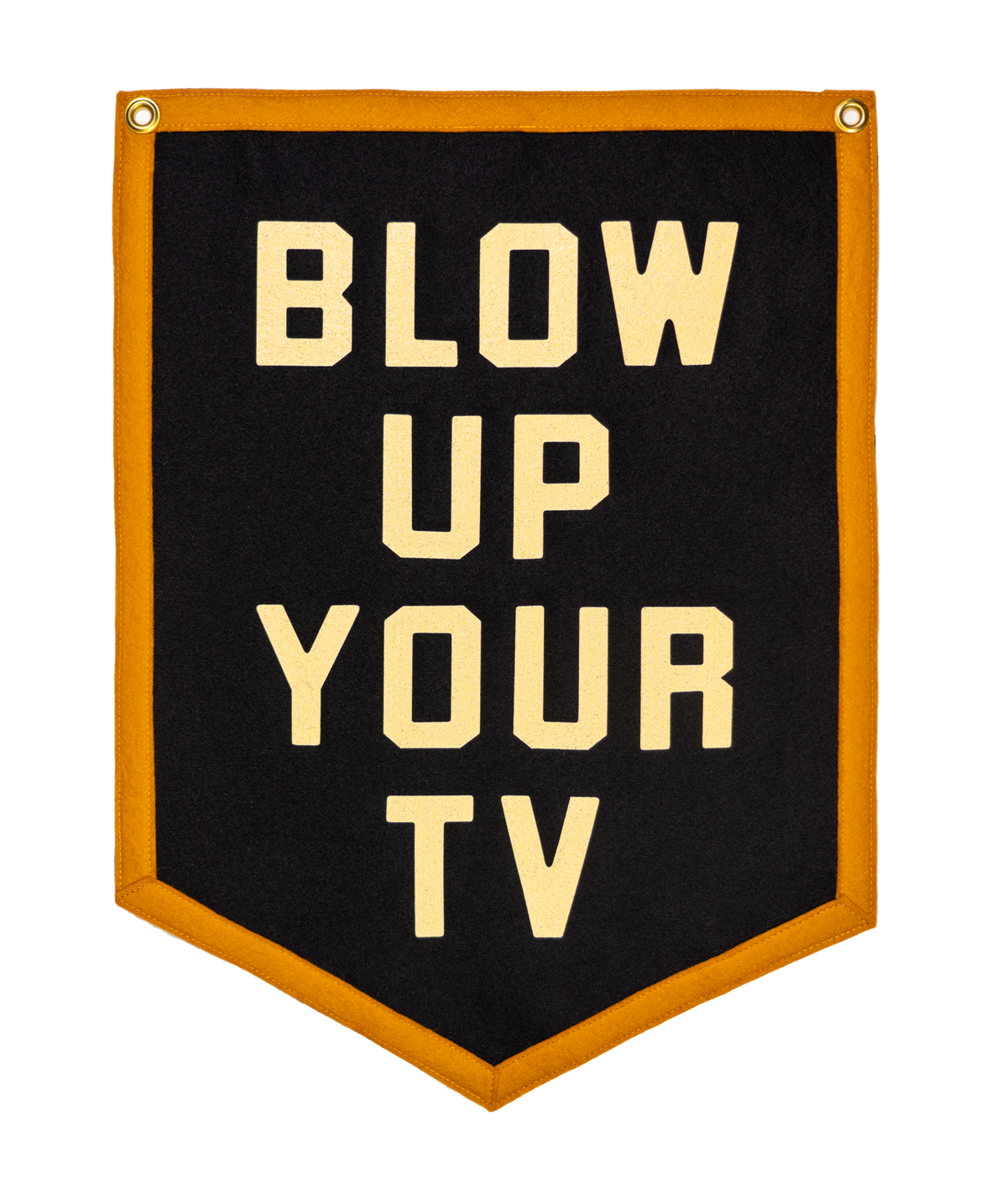Blow Up Your TV Camp Flag • John Prine x Oxford Pennant