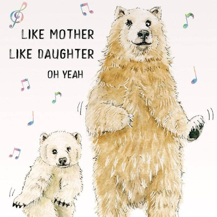 Polar Bear Mom Cub - Funny Mothers Day Card
