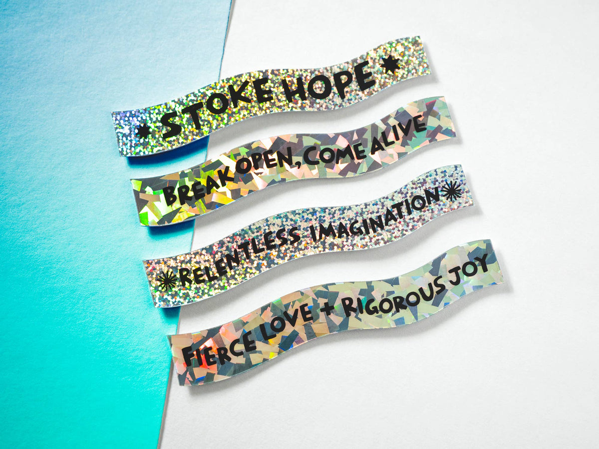 Stoke Hope - Holographic Swirl Sticker