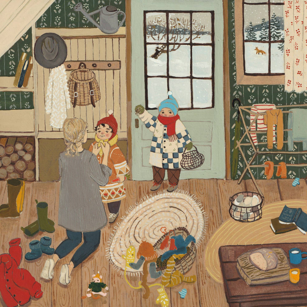 Winter Chores  Card