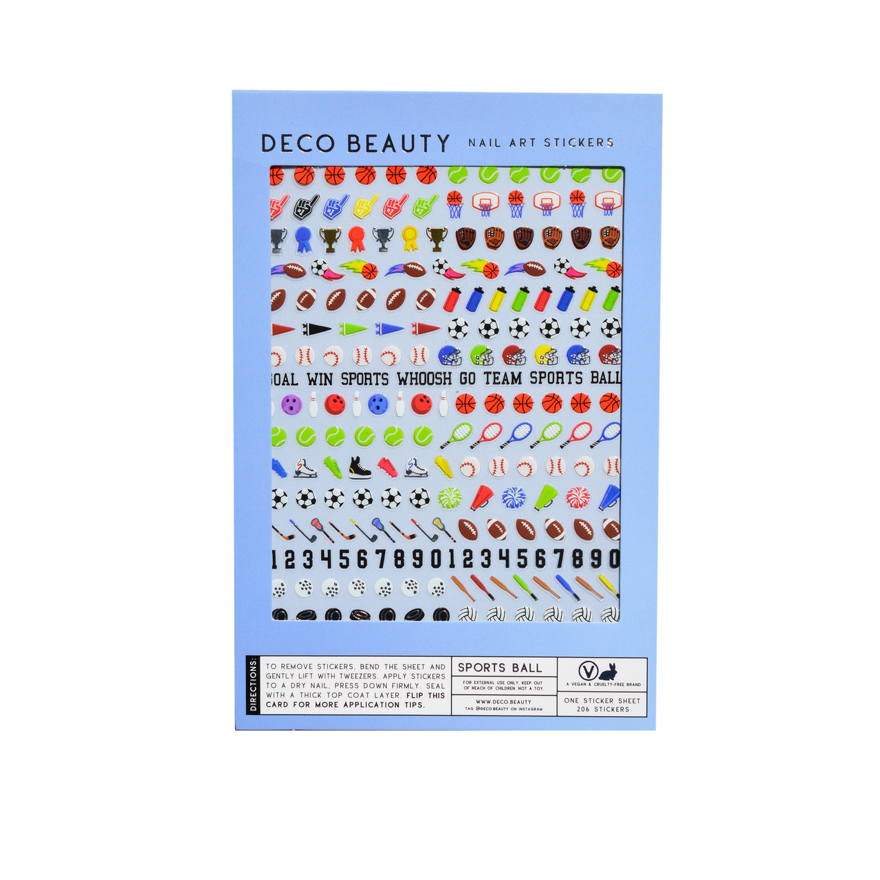 Nail Art Stickers - SPORTS BALL