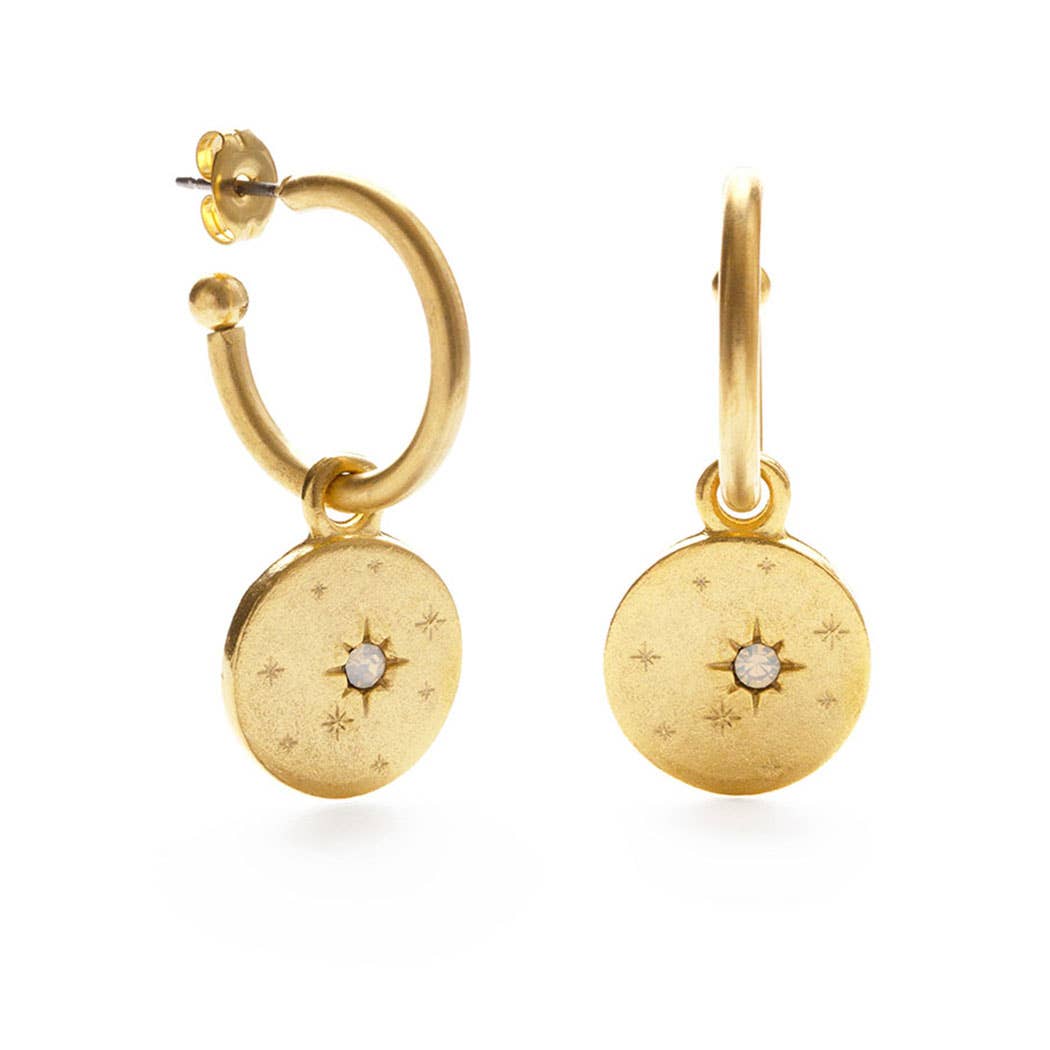 Estrella Hoops | Opal