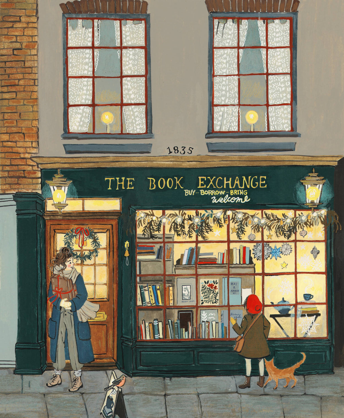The Book Exchange Art Print