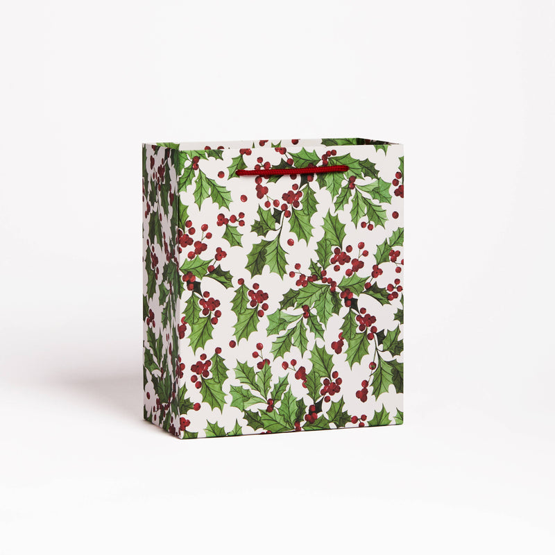 Holly Holiday Gift Bags