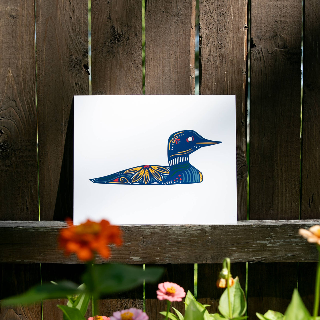 Common Single Loon Print Wall Art Nordic