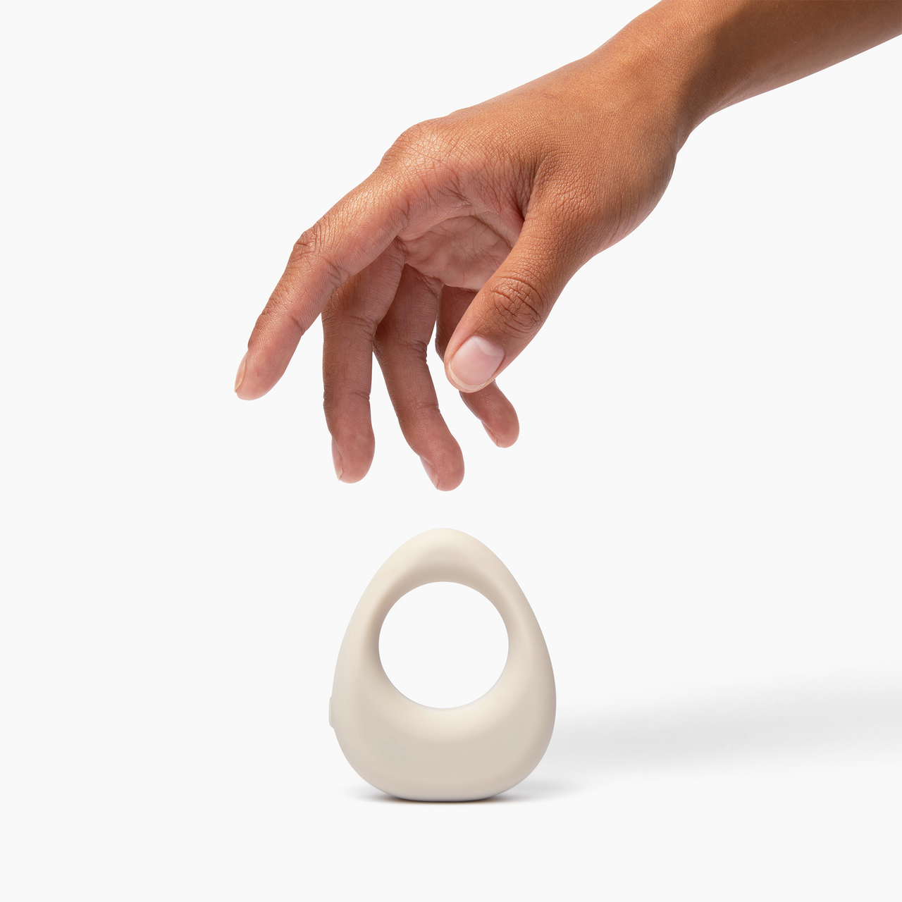 Band - sex toy, vibrating ring, grey, adult gifts.