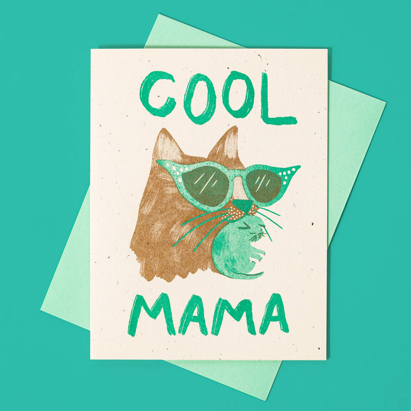 Cool Mama - Risograph Card