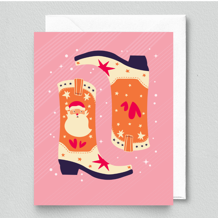 Santa Boot Card