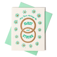 Sweet & Strong Marriage - Risograph Greeting Card